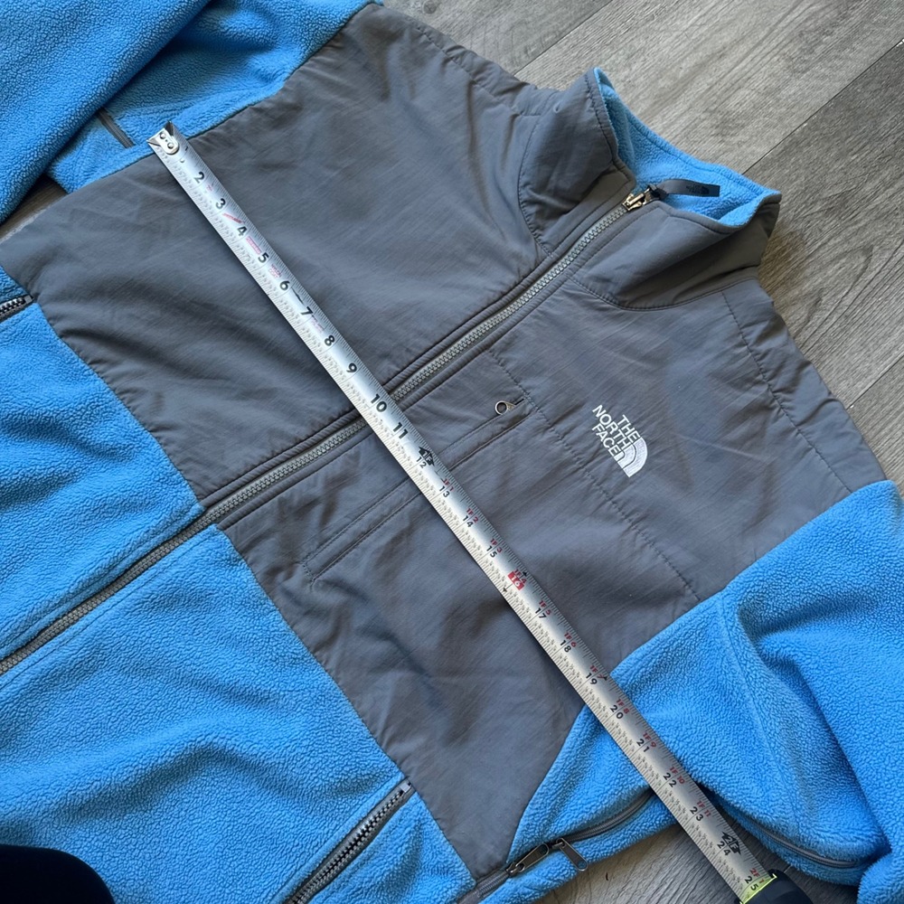 The North Face denali polartec Gray Blue Fleece Jacket Womens XL - Picture 8 of 8